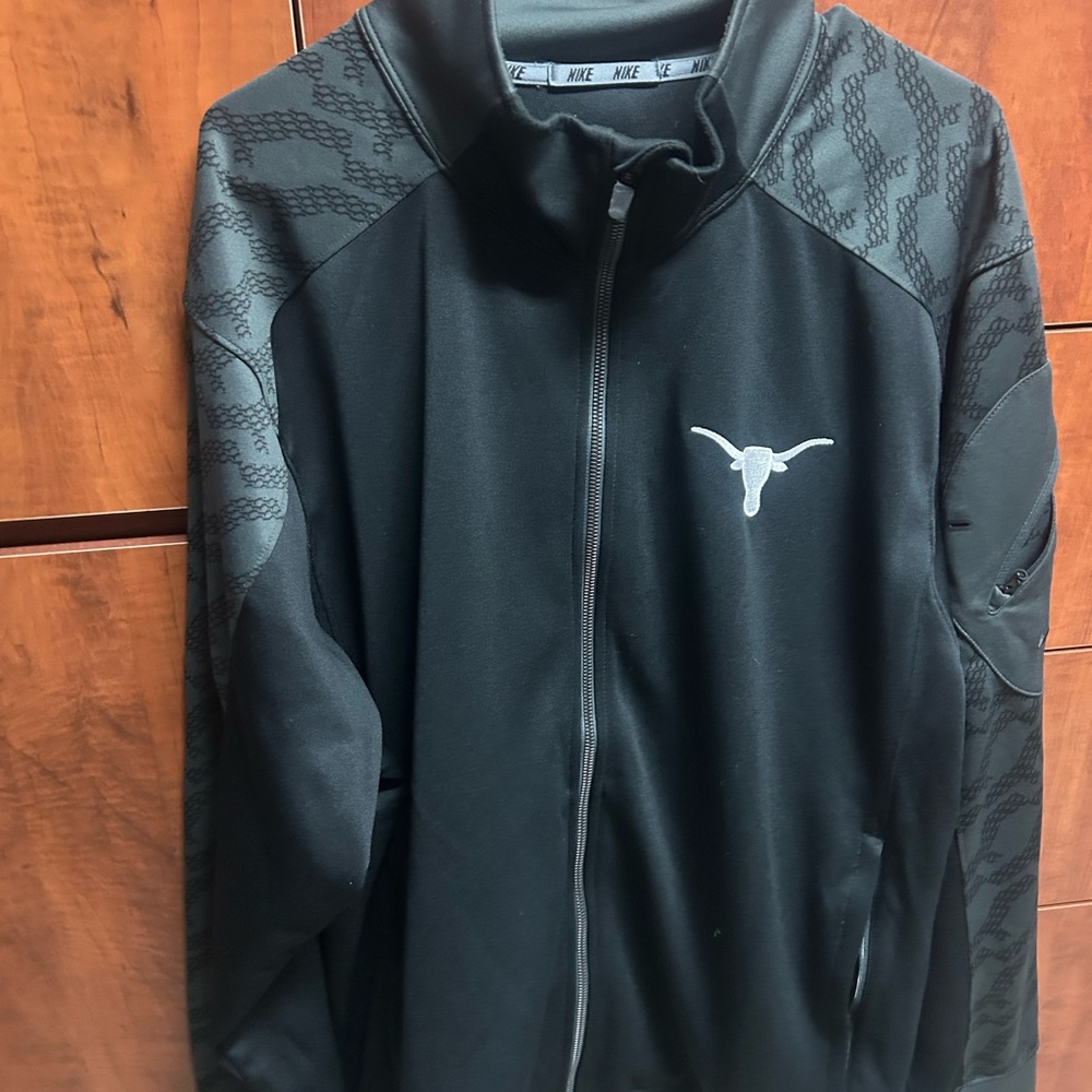 Nike Black and Gray Men's Bomber Jacket